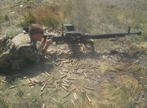 Շփման գծի հյուսիսային ուղղությամբ ադրբեջանական զինուժը կիրառել է ԴՇԿ տիպի խոշոր տրամաչափի գնդացիր