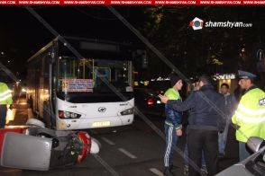 Բախվել են թիվ 37 երթուղին սպասարկող ավտոբուսը և Menu.am-ի մոպեդը