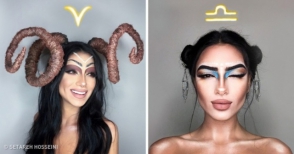 Նկարչուհին իրեն վերածել է կենդանակերպի 12 նշանների (ֆոտոշարք)