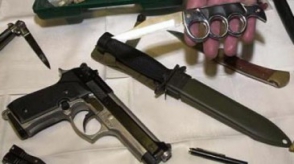 Բերման ենթարկվածի մոտ հրացան, փամփուշտներ և դանակ հայտնաբերվեց