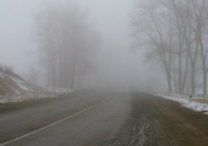 Թումանյանի տարածաշրջանում խիտ մառախուղ է