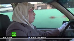 В Алеппо работает единственная женщина-таксист
