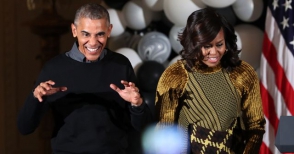 Супруги Обама станцевали под «Thriller» Майкла Джексона (видео)