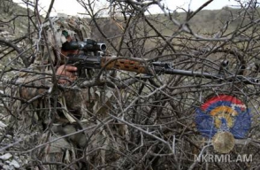 Противник произвел по армянским позициям около 530 выстрелов