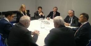 Էդվարդ Նալբանդյանը հանդիպել է ԵԱՀԿ Մինսկի խմբի համանախագահների հետ
