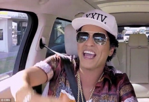 Բրունո Մարսը՝ Ջեյմս Քորդենի «Ավտոմոբիլային կարաոկեում»