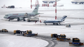 Մոսկվայի օդանավակայաններում 35 թռիչք է չեղարկվել