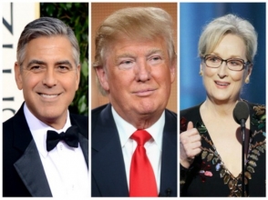 Джордж Клуни раскритиковал Дональда Трампа за нападки на Мэрил Стрип