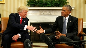 Трамп и Обама вместе попьют чай перед инаугурацией (видео)