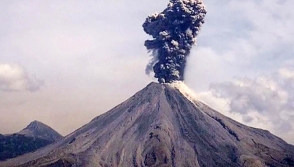 В Мексике произошло новое извержение вулкана Колима (видео)