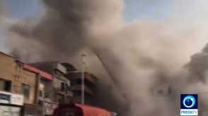 В центре Тегерана из-за пожара обрушилось 17-этажное здание