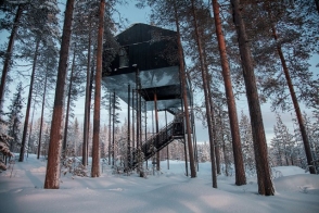 Հյուսիսային Շվեդիայում ծառերի վրա հյուրանոց է կառուցվել (ֆոտոշարք)