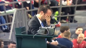 Канадский теннисист попал мячом в глаз арбитру