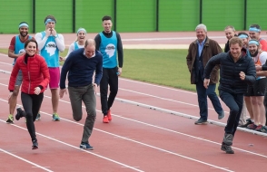 Քեյթ Միդլթոնն ու արքայազնները մրցավազքի են մասնակցել (լուսանկար)