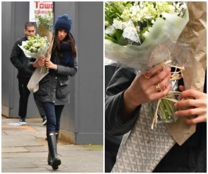 Մեգան Մարքլն արքայազն Հարրիի սկզբնատառերով մատանի է կրում (լուսանկար)