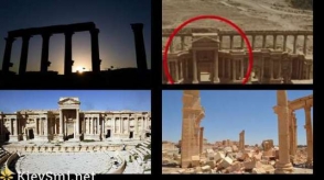 Опубликовано видео уничтожения боевиками ИГ античных памятников Пальмиры