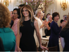 Մելանյա Թրամփը Սպիտակ տանը կանանց տոների կապակցությամբ ընդունելություն է կազմակերպել (լուսանկարներ)