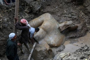 Կահիրեում հայտնաբերվել են Ռամզես II–ի արձանի մնացորդները (լուսանկարներ)