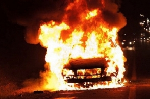 «Գոլֆ» մակնիշի ավտոմեքենան ամբողջությամբ այրվել է