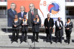 Члены альянса «Оганян-Раффи-Осканян» в Талине (видео)