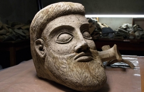 На строительстве Керченского моста обнаружили голову древней скульптуры