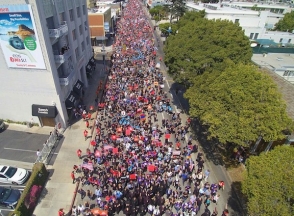 Шествие в Лос-Анджелесе в память жертв Геноцида армян (видео)
