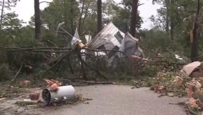 Мощный торнадо обрушился на Северную Каролину (видео)