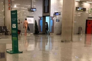 Իսպանիայի օդանավակայանում մերկ տղամարդը զարմացրել է զբոսաշրջիկներին (լուսանկար)