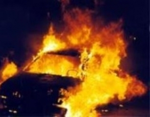 «Հայրենիք» առևտրի տան մոտ ավտոմեքենա է այրվել