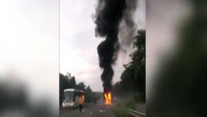 Բուլղարիայում ռուս զբոսաշրջիկներով ավտոբուս է այրվել