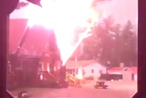 Թե ինչ է լինում, երբ կայծակը հարվածում է տանը (տեսանյութ)