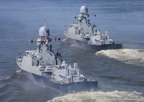 На Каспийской флотилии РФ начались тренировки экипажей с выполнением задач при нахождении кораблей в пунктах базирования