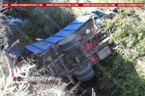 Ավտովթար Լոռու մարզում. վառելափայտով բարձված ЗИЛ-ը 10 մետր բարձրությունից գլխիվայր ընկել է Սեդվի գետը