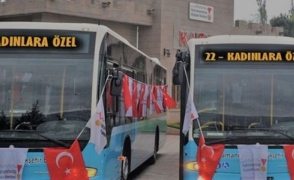 Թուրքիայի միայն կանանց համար նախատեսված ավտոբուսներ են երթուղի դուրս եկել