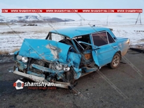 Խոշոր ավտովթար Շիրակում. բախվել են «Mercedes»-ն ու 06-ը. 5 վիրավորներից 3-ը ծայրահեղ ծանր են