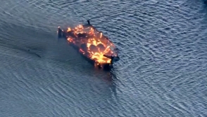 Ֆլորիդայում լողացող խաղատուն է այրվել