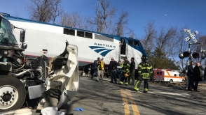 Կոնգրեսականներին տեղափոխող գնացքը հարվածել է աղբ հավաքող բեռնատարին. կան զոհեր (լրացված, տեսանյութ)