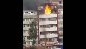 Երկու կին է վայր ընկել թուրքական հյուրանոցի 5-րդ հարկից՝ փրկվելով հրդեհից (տեսանյութ)