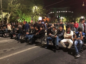 Հանրահավաքից հետո ակտիվիստները Երևանում կրկին փողոցներ են փակում (տեսանյութ)