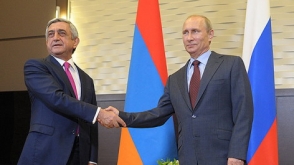 Սերժ Սարգսյանը հեռախոսազրույց է ունեցել Վլադիմիր Պուտինի հետ