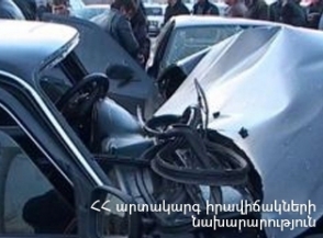 Շղթայական ՃՏՊ Բաշինջաղյան և Ջանիբեկյան փողոցների խաչմերուկում. կա տուժած