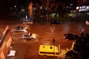 Հորդառատ անձրևի հետևանքները Թբիլիսիում