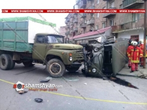 Վանաձորում բախվել են ЗИЛ 130-ն ու Պաշտպանության նախարարության УАЗ-ը. կան վիրավորներ