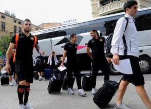 Հայաստանի ազգային հավաքականի ֆուտբոլիստները ժամանել են Սկոպյե