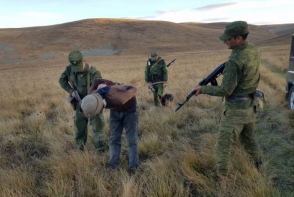 Российские пограничники задержали пересекшего армяно-турецкую границу нарушителя (фото)