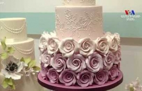В Лондоне прошла вставка свадебных тортов