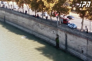 Մեքենան ընկել է Քուռ գետը