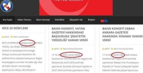 Էրոտիկ բովանդակություն՝ Թուրքիայի մամուլի խորհրդի պաշտոնական կայքում
