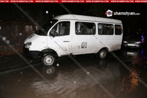 Երևանում 56-ամյա վարորդը Opel-ով բախվել է թիվ 61 երթուղին սպասարկող մարդատար ГАЗель-ին. կան վիրավորներ