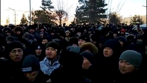 Հայերի մասնակցությամբ սպանությունից հետո Ղազախստանում ցույցեր են (տեսանյութ)